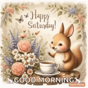 Happy Saturday Smiling Critters GIF