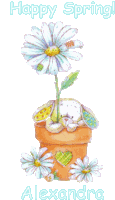 Happy Spring Happy Spring Alexandra Sticker