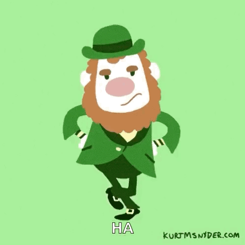 Happy St Patricks Day Leprechaun GIF