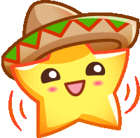 Happy Star Smiling Star Sticker