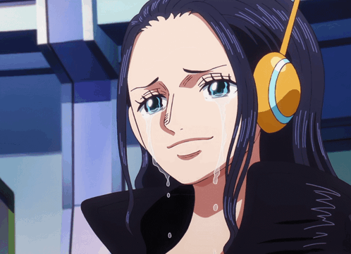 Happy Tears Nico Robin GIF