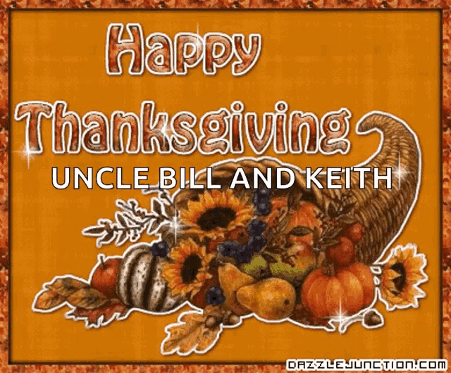Happy Thanksgiving Sparkle GIF