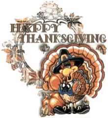 Happy Thanksgiving Turkey GIF