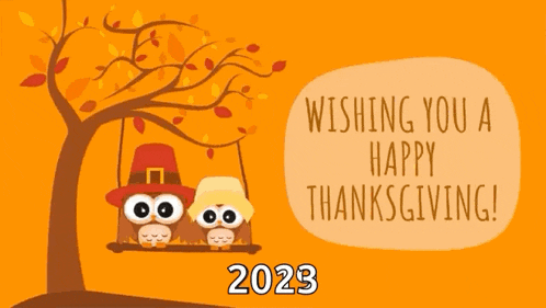 Happy Thanksgiving Wishing You GIF