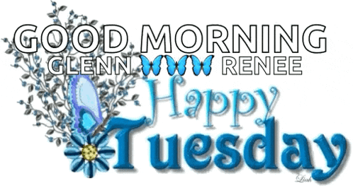 Happy Tuesday Butterfly GIF
