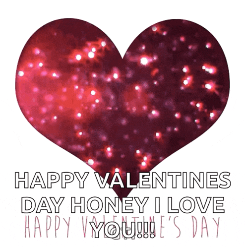 Happy Valentines Day Bling GIF