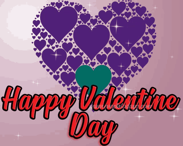 Happy Valentines Day Blinking GIF