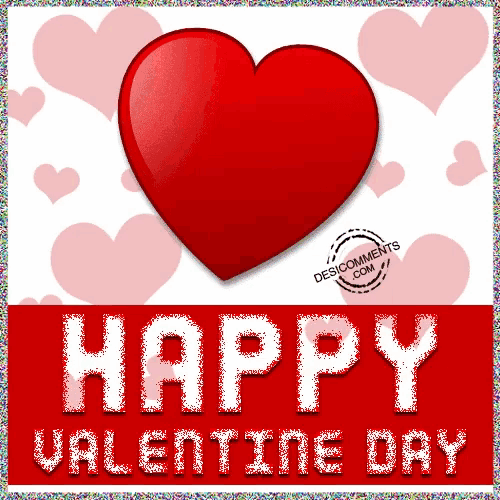 Happy Valentines Day Heart GIF
