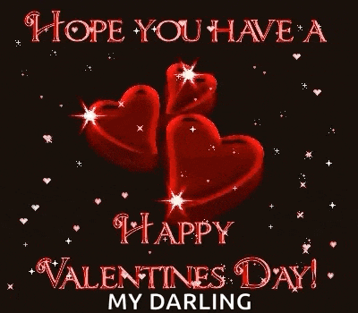 Happy Valentines Day Hearts GIF