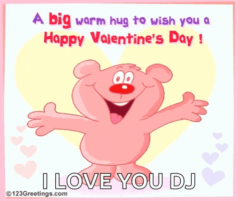 Happy Valentines Day Hug GIF