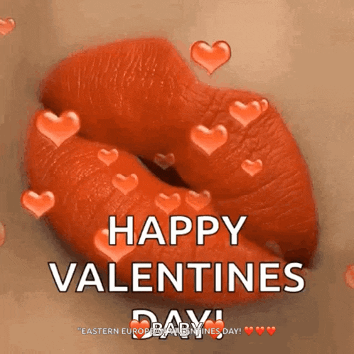 Happy Valentines Day Kiss GIF