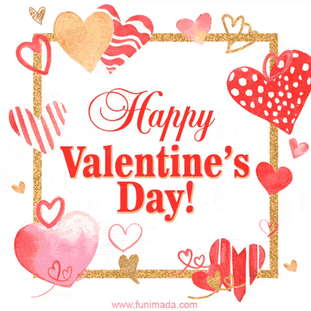 Happy Valentines Day Red Heart GIF