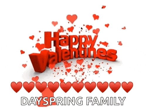 Happy Valentines Hearts GIF