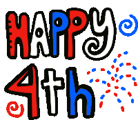 Happy4th Of July Sticker