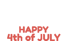 Happy4th Of July Ditut Sticker