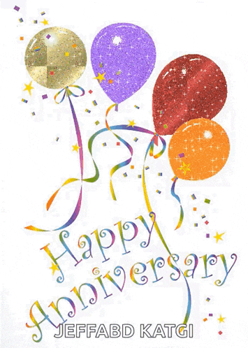 Happyanniversary Balloon GIF