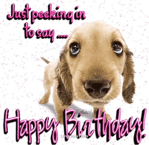 Happybirthday Dog GIF