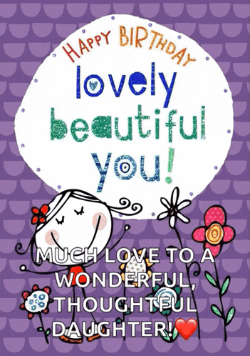 Happybirthdaylovelybeautifulyou GIF