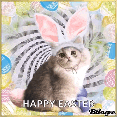 Happyeaster Cat GIF