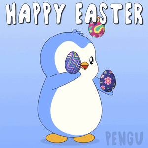 Happyeaster Pengu GIF