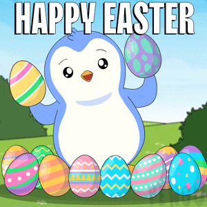 Happyeaster Pengu GIF