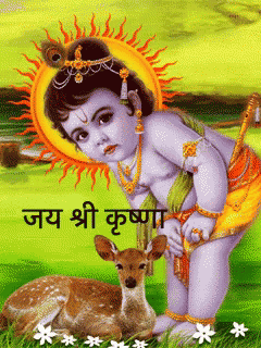 Happykrishnajanmashtami, Jai Shree Krishna, Indianfestival GIF