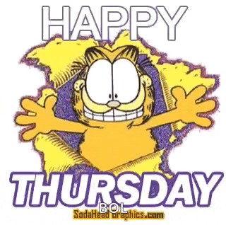Happythursday Garfield GIF