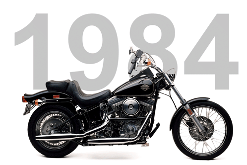 Harley Davidson Celebrating 40 Years Of The Softail GIF