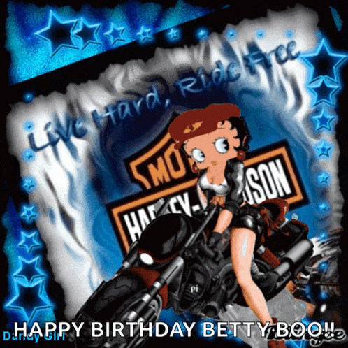 Harley Davidson Live Hard GIF