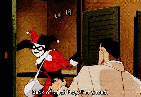 Harley Quinn Armed GIF