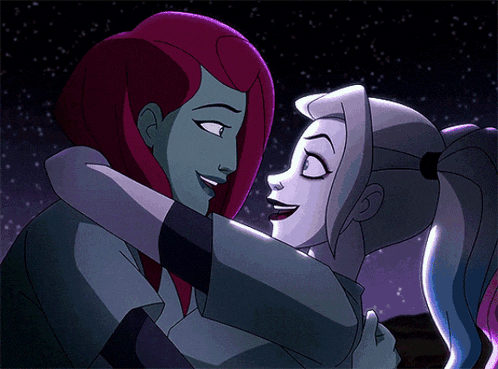 Harley Quinn Poison Ivy GIF