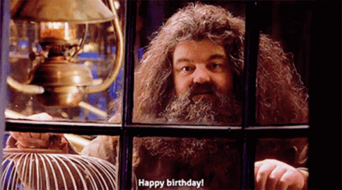 Harry Potter Rubeus Hagrid GIF. This 498 x 278 animated GIF is part of our hagrid collection. Related themes include birthday, happy bday, happy birthday…
