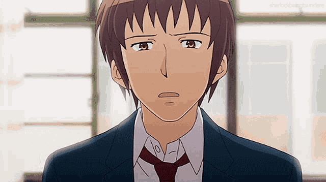 Haruhi Kyon GIF