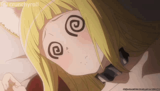 Haruhime Fainting GIF