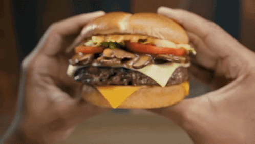 Harveys Cheesy Mushroom Melt GIF