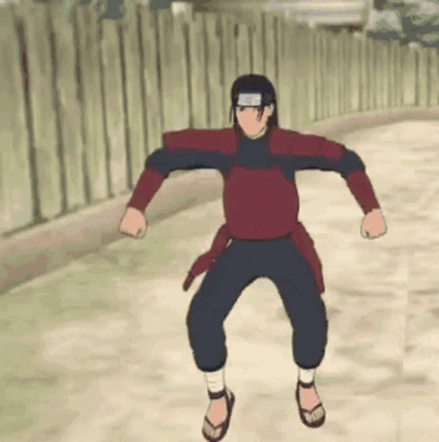 Hashirama Backward GIF