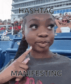 Hashtag Manifesting GIF