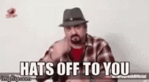 Hats Off Remove Hat GIF
