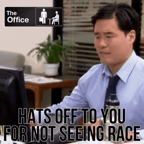 Hats Off To You Race Blind GIF. This 498 x 498 animated GIF is part of our the office no collection. Related themes include the office. Created by jMcmeans…
