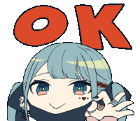Hatsune Miku Anime Sticker
