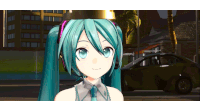 Hatsune Miku Miku Peace Sticker