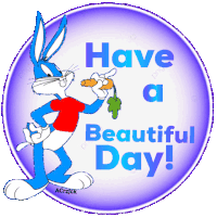 Have A Beautiful Day Bugs Bunny Sticker