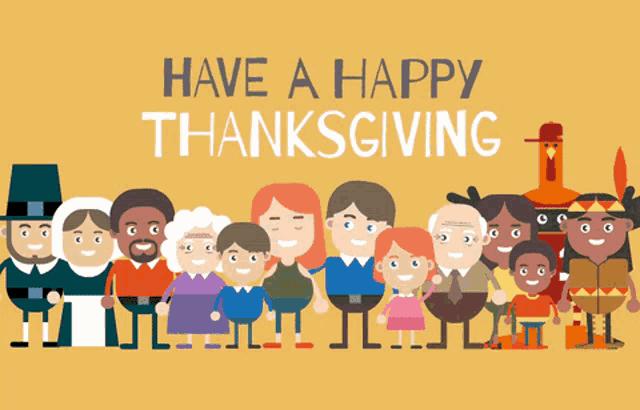 Have A Happy Thanksgiving Wave GIF