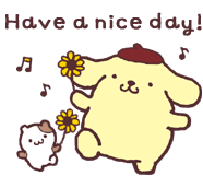 Have A Nice Day Holi Sticker