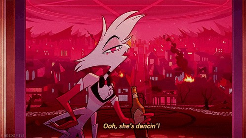 Hazbin Hotel Angel Dust GIF