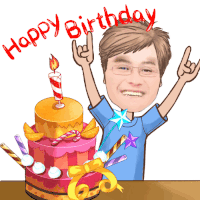 Hbd Happy Sticker