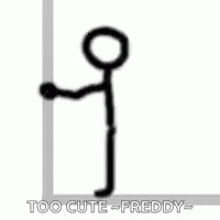 Head Bang Stick Figure GIF