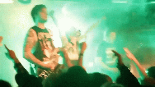 Head Banging Rocking Out GIF