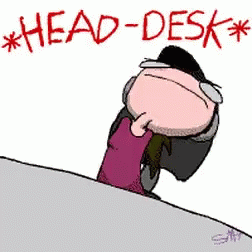Head Desk Bang Head GIF