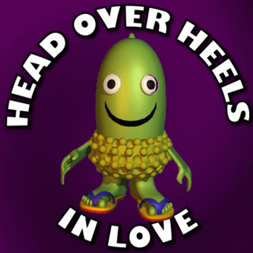 Head Over Heels In Love GIF